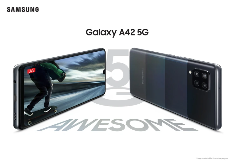 Galaxy A42 5G - Prism Dot Black
