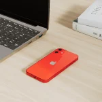 iPhone 12 Mini - On the Desk Red