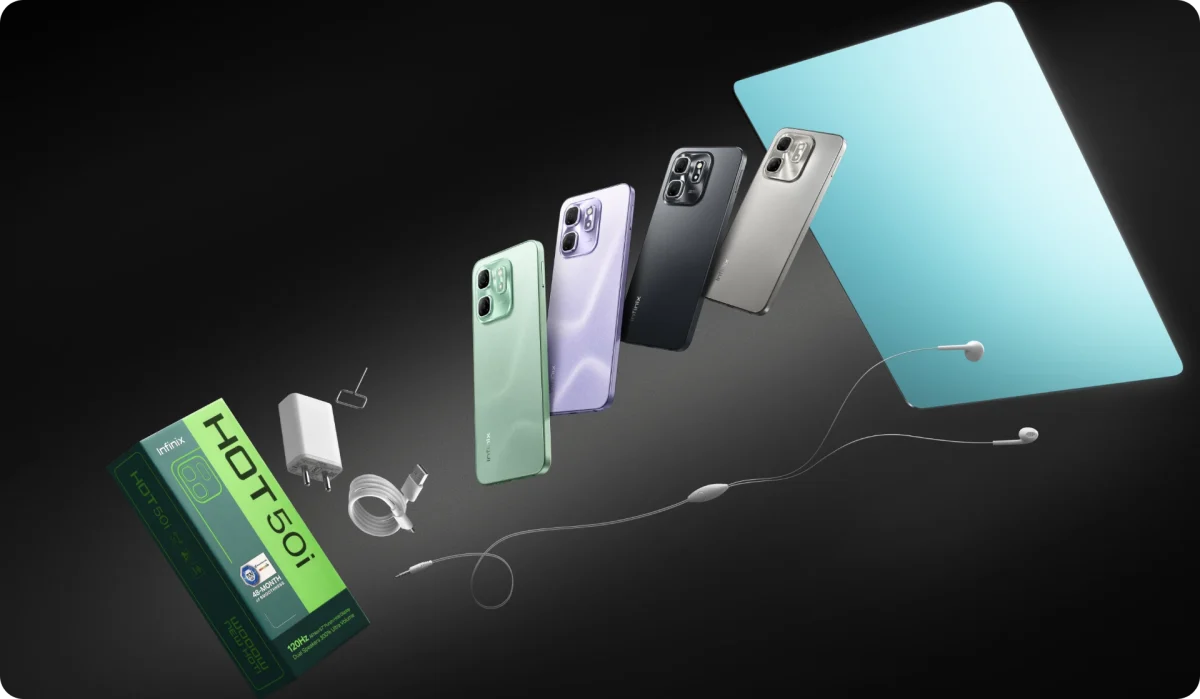 Infinix Hot 50i - with Accessories