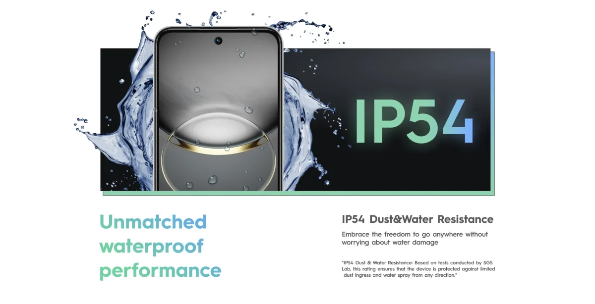 Tecno-Spark-30C-Water-Resistance