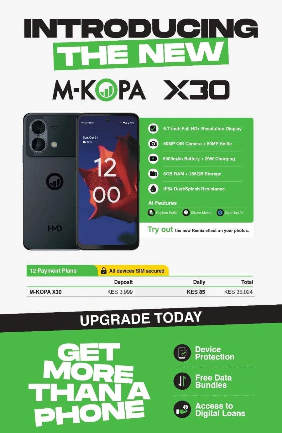 MKOPA X30 Specs