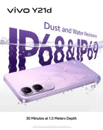 Vivo Y21d Water Resistance