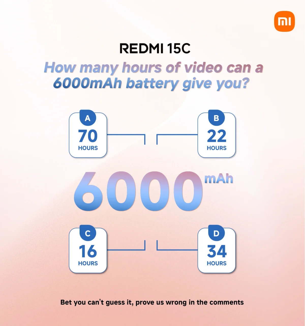 Redmi 15C - Battery Specs