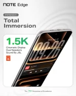 Infinix Note Edge 5G - Cinematic Display