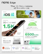 Infinix Note Edge 5G - Specs