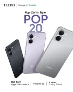 Tecno Pop 20 (128GB/4GB; 13MP Dual Camera; 5000mAh) - Image 2