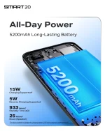 Infinix Smart 20 - Battery Features