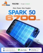 Tecno Spark 50 - Battery Specs